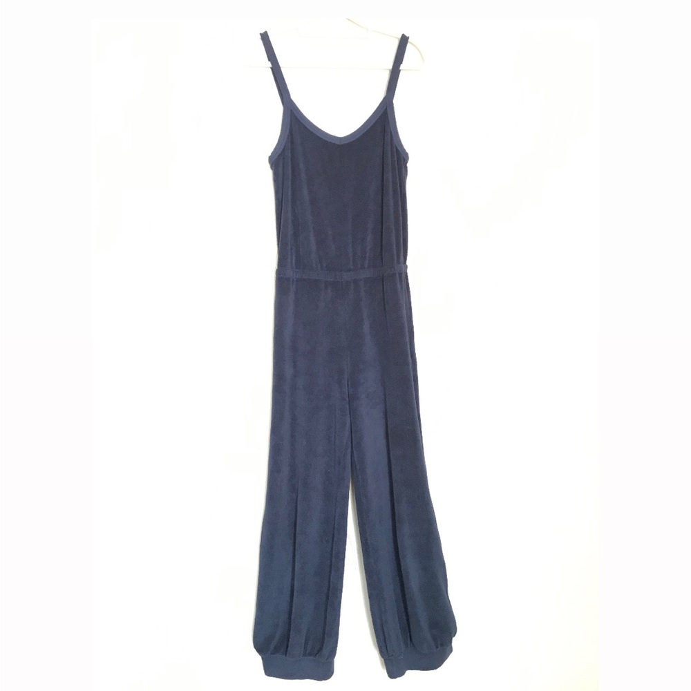 Suzie Kondi navy Terrycloth Jumpsuit